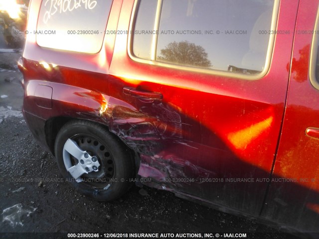 3GNDA13D88S559942 - 2008 CHEVROLET HHR LS Rojo foto 6