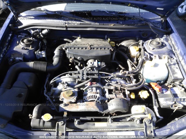 JF1SF65532G748353 - 2002 SUBARU FORESTER S Dark Blue photo 10