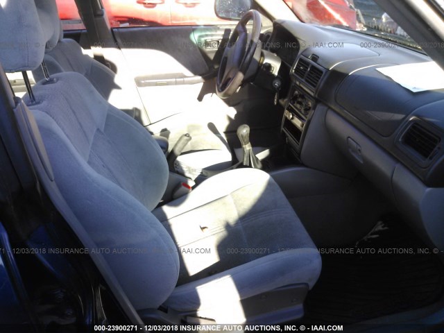 JF1SF65532G748353 - 2002 SUBARU FORESTER S Dark Blue photo 5