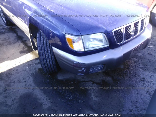 JF1SF65532G748353 - 2002 SUBARU FORESTER S Dark Blue photo 6