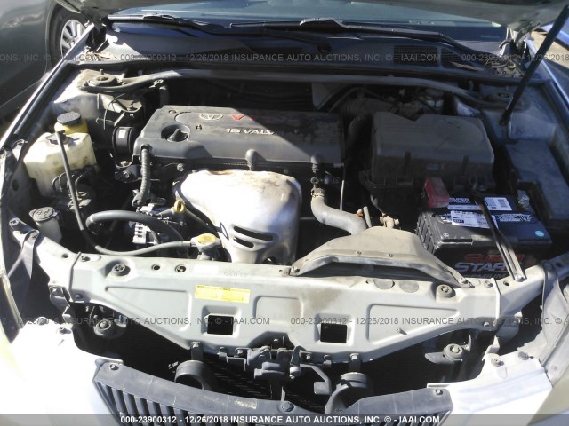 4T1CE38P76U663449 - 2006 TOYOTA CAMRY SOLARA SE/SLE SILVER photo 10