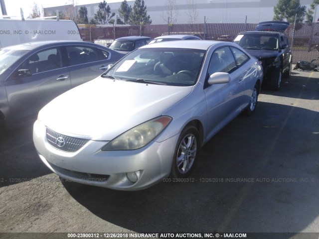 4T1CE38P76U663449 - 2006 TOYOTA CAMRY SOLARA SE/SLE SILVER photo 2