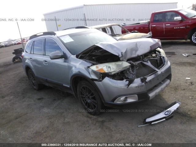 4S4BRDHC8B2387341 - 2011 SUBARU OUTBACK 3.6R PREMIUM SILVER photo 1