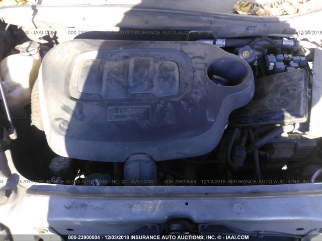 3GNDA13D37S608186 - 2007 CHEVROLET HHR LS SILVER photo 10