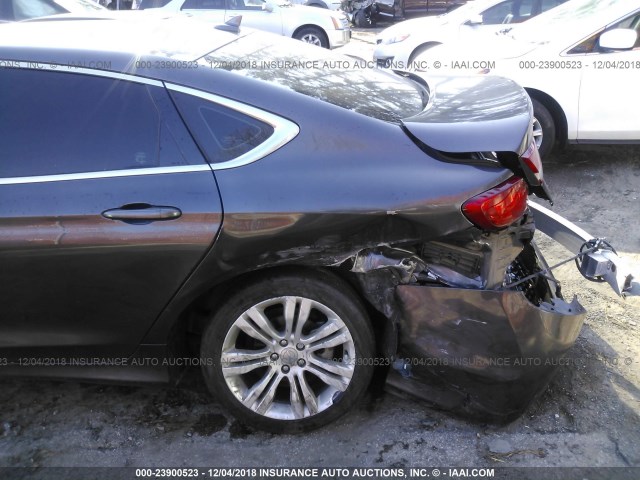 1C3CCCAB9FN751393 - 2015 CHRYSLER 200 LIMITED GRAY photo 6