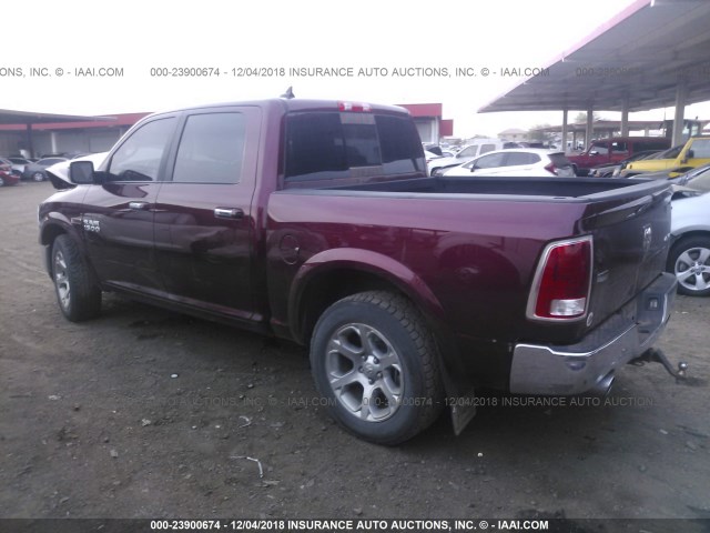 1C6RR7NM1GS252492 - 2016 RAM 1500 LARAMIE RED photo 3