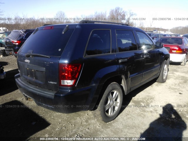 1J4GR48K85C627403 - 2005 JEEP GRAND CHEROKEE LAREDO/COLUMBIA/FREEDOM 蓝色 照片 4