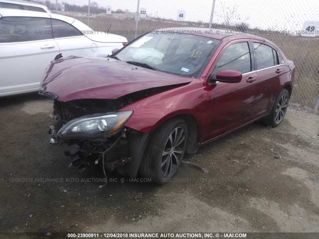 1C3CCBBG6DN736979 - 2013 CHRYSLER 200 TOURING BURGUNDY photo 2