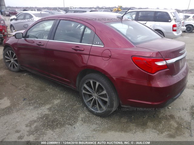 1C3CCBBG6DN736979 - 2013 CHRYSLER 200 TOURING BURGUNDY photo 3