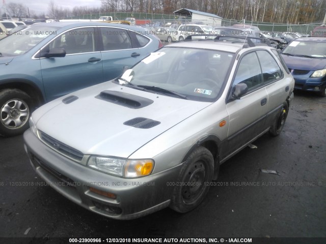 JF1GF4855XH801092 - 1999 SUBARU IMPREZA OUTBACK SPORT SILVER photo 2