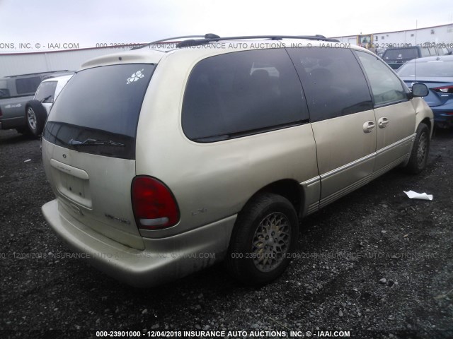 1C4GT64L9WB642890 - 1998 CHRYSLER TOWN & COUNTRY LXI GOLD photo 4