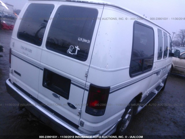 1FDRE14L86HB36045 - 2006 FORD ECONOLINE E150 VAN WHITE photo 4