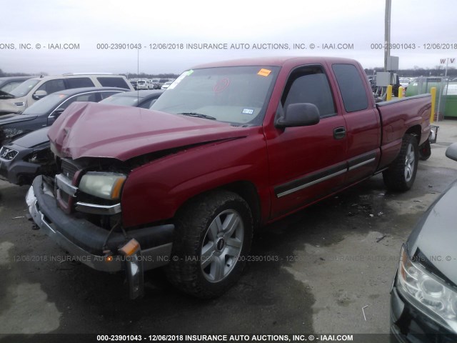 2GCEC19T031392874 - 2003 CHEVROLET SILVERADO C1500 RED photo 2