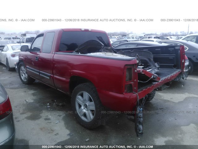 2GCEC19T031392874 - 2003 CHEVROLET SILVERADO C1500 RED photo 3