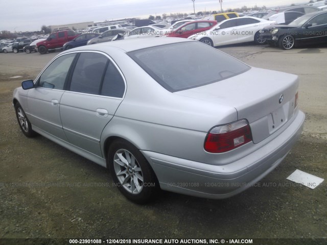 WBADT43413G023942 - 2003 BMW 525 I AUTOMATIC SILVER photo 3