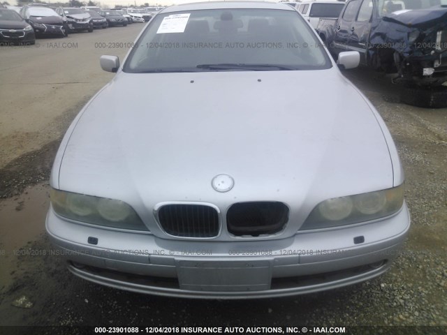 WBADT43413G023942 - 2003 BMW 525 I AUTOMATIC SILVER photo 6