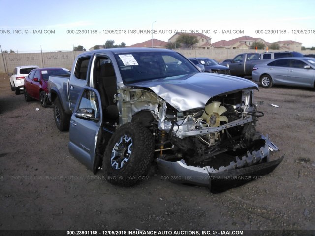 3TMDZ5BN7HM030179 - 2017 TOYOTA TACOMA DBL CAB/SR5/TRD SPORT/OR SILVER photo 1