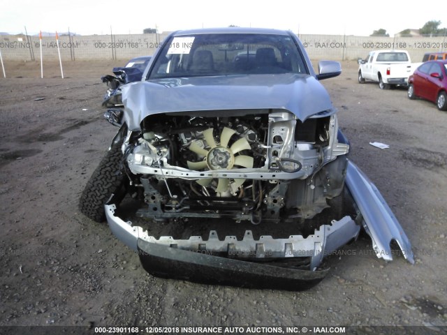 3TMDZ5BN7HM030179 - 2017 TOYOTA TACOMA DBL CAB/SR5/TRD SPORT/OR SILVER photo 6