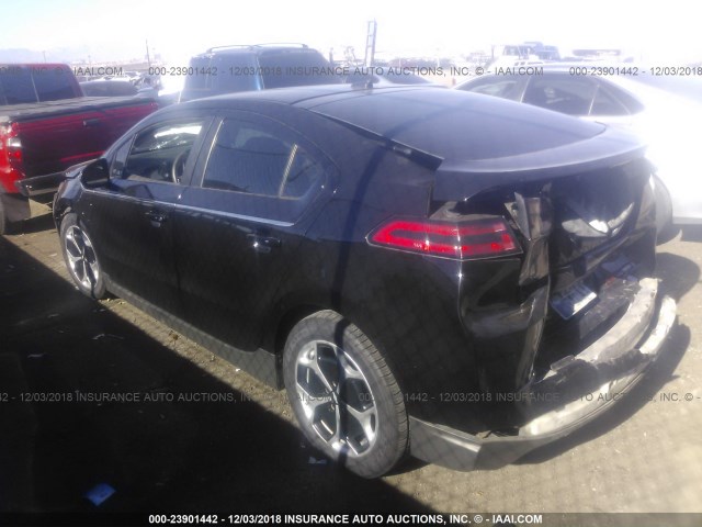 1G1RD6E42DU129889 - 2013 CHEVROLET VOLT BLACK photo 3