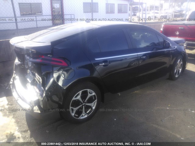 1G1RD6E42DU129889 - 2013 CHEVROLET VOLT BLACK photo 4