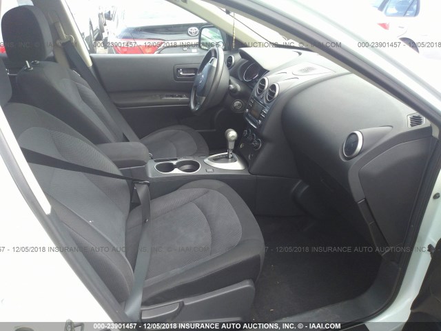 JN8AS5MT7CW254147 - 2012 NISSAN ROGUE S/SV WHITE photo 5