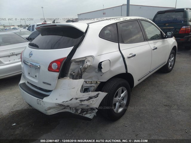 JN8AS5MT7CW254147 - 2012 NISSAN ROGUE S/SV WHITE photo 6