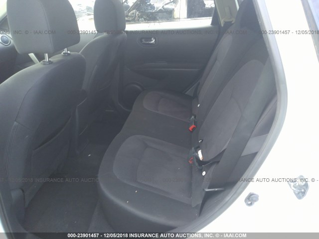 JN8AS5MT7CW254147 - 2012 NISSAN ROGUE S/SV WHITE photo 8