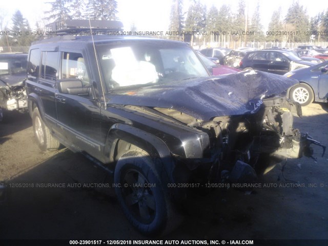 1J8HG48K37C669201 - 2007 JEEP COMMANDER შავი ფოტო 1