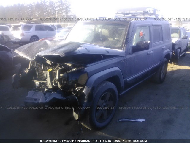 1J8HG48K37C669201 - 2007 JEEP COMMANDER შავი ფოტო 2
