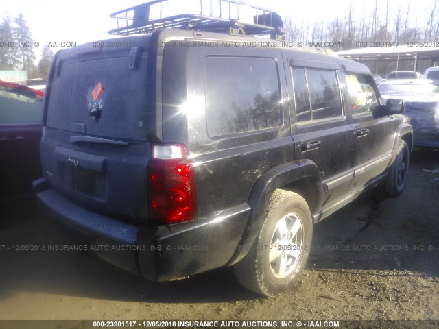1J8HG48K37C669201 - 2007 JEEP COMMANDER შავი ფოტო 4