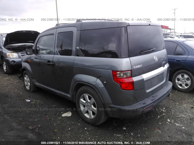 5J6YH18779L001350 - 2009 HONDA ELEMENT EX GRAY photo 3