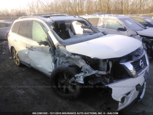 5N1AR2MM6GC646229 - 2016 NISSAN PATHFINDER S/SV/SL/PLATINUM WHITE photo 1
