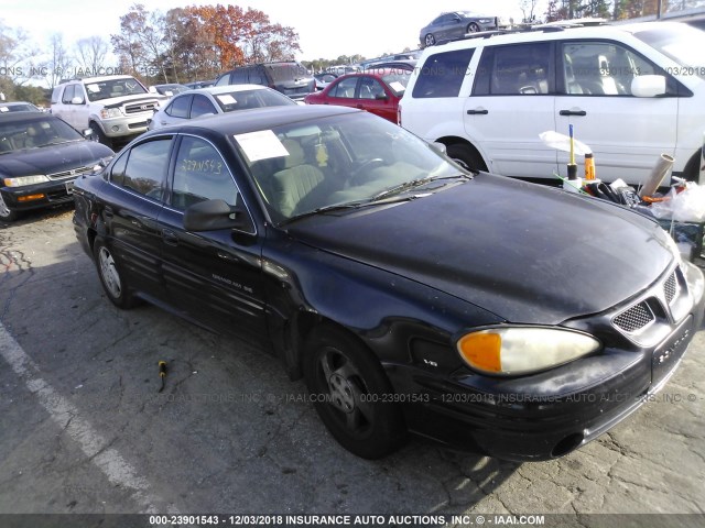 1G2NF52E7YM839016 - 2000 PONTIAC GRAND AM SE1 BLACK photo 1