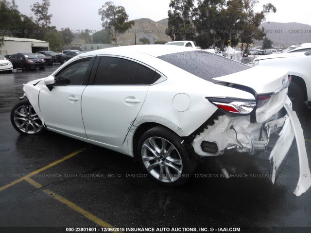 JM1GJ1V62E1135786 - 2014 MAZDA 6 TOURING WHITE photo 3