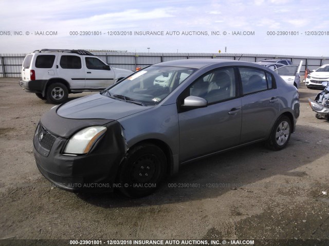 3N1AB61E08L686392 - 2008 NISSAN SENTRA 2.0/2.0S/2.0SL SILVER photo 2