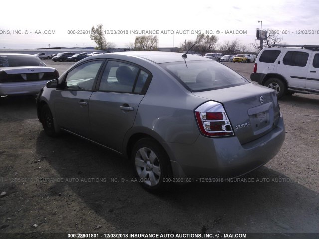 3N1AB61E08L686392 - 2008 NISSAN SENTRA 2.0/2.0S/2.0SL SILVER photo 3