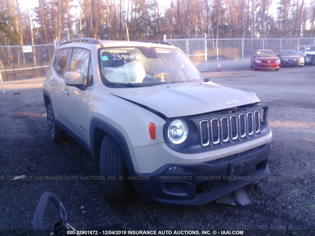 ZACCJBBT0FPB76704 - 2015 JEEP RENEGADE LATITUDE TAN photo 1