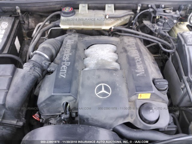 4JGAB54E4XA138237 - 1999 MERCEDES-BENZ ML 320 BLUE photo 10