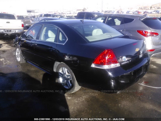 2G1WB5E31E1132533 - 2014 CHEVROLET IMPALA LIMITED LT BLACK photo 3