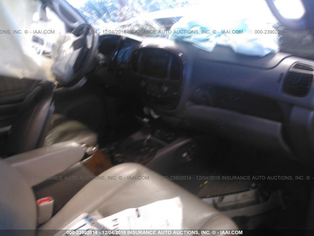 5TDBT48A35S242967 - 2005 TOYOTA SEQUOIA LIMITED SILVER photo 5