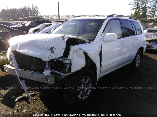 JTEEP21A070198606 - 2007 TOYOTA HIGHLANDER SPORT/LIMITED WHITE photo 2