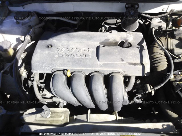 1NXBR32E14Z332256 - 2004 TOYOTA COROLLA CE/LE/S WHITE photo 10