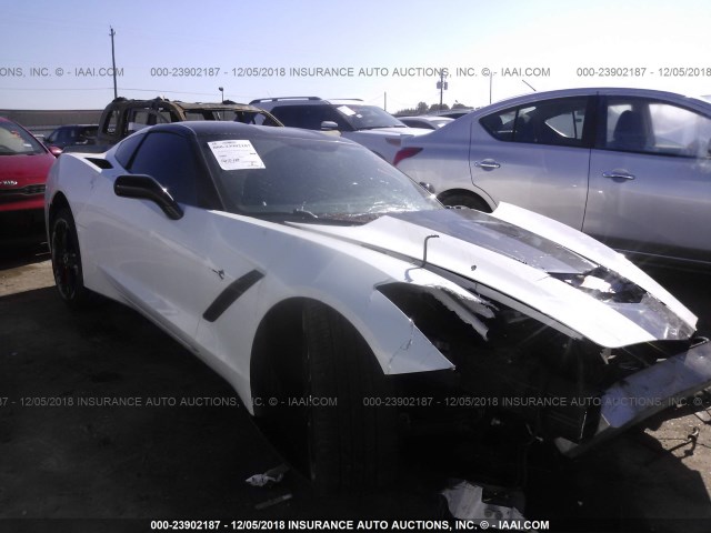 1G1YB2D71F5118675 - 2015 CHEVROLET CORVETTE STINGRAY/1LT WHITE photo 1