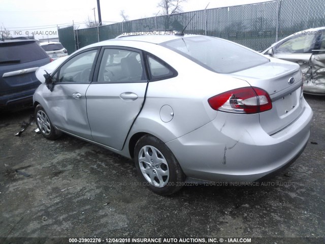 3FADP4AJ7DM103419 - 2013 FORD FIESTA S SILVER photo 3