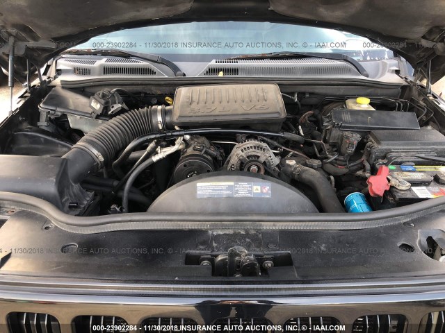 1J8HG48K36C356762 - 2006 JEEP COMMANDER BLACK photo 10