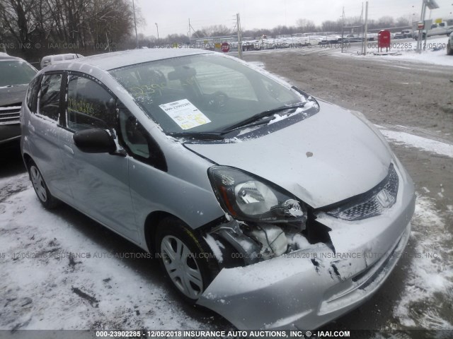 JHMGE8H32BC015094 - 2011 HONDA FIT SILVER photo 1