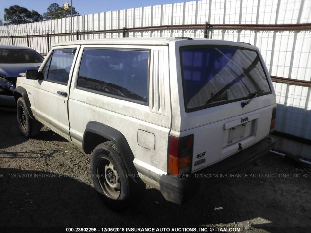 1J4FT27P3TL247350 - 1996 JEEP CHEROKEE SE WHITE photo 3