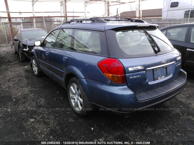 4S4BP62C977308313 - 2007 SUBARU OUTBACK OUTBACK 2.5I LIMITED BLUE photo 3