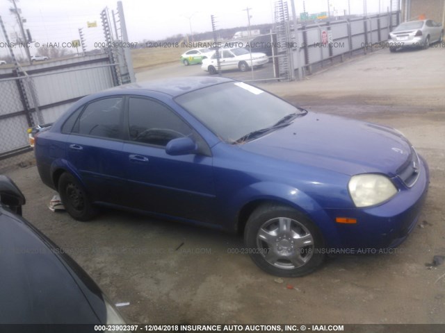 KL5JD56Z46K252493 - 2006 SUZUKI FORENZA BLUE photo 1