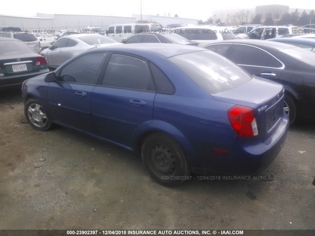 KL5JD56Z46K252493 - 2006 SUZUKI FORENZA BLUE photo 3